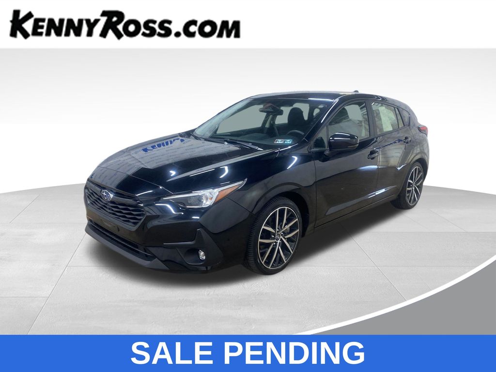 Crystal Black Silica 2024 Subaru Impreza Sport AWD Wagon All-Wheel Drive Continuously Variable Transmission