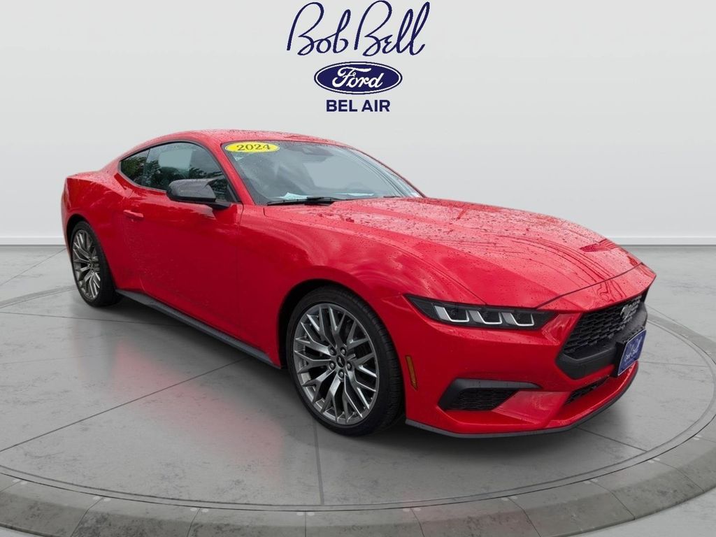 Race Red 2024 Ford Mustang EcoBoost Premium Fastback RWD Coupe Rear-Wheel Drive Automatic