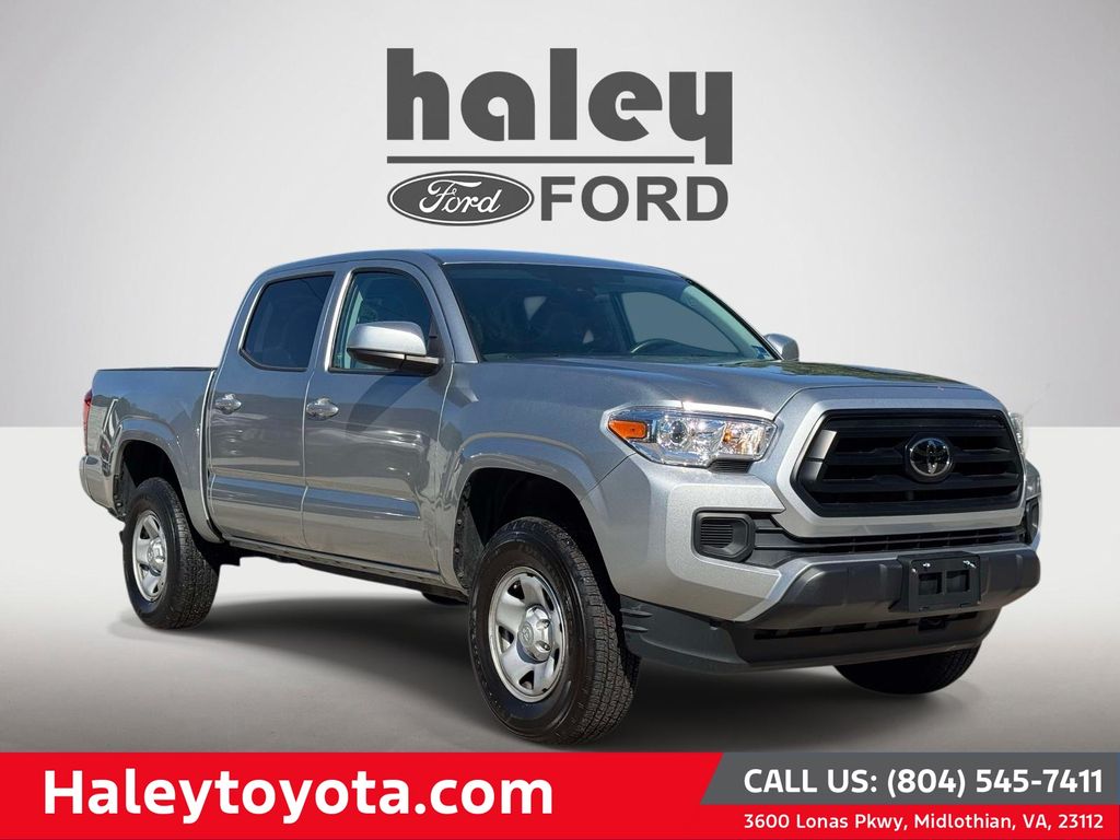 Silver 2023 Toyota Tacoma Pickup Truck Four-Wheel Drive 6-Speed Automatic