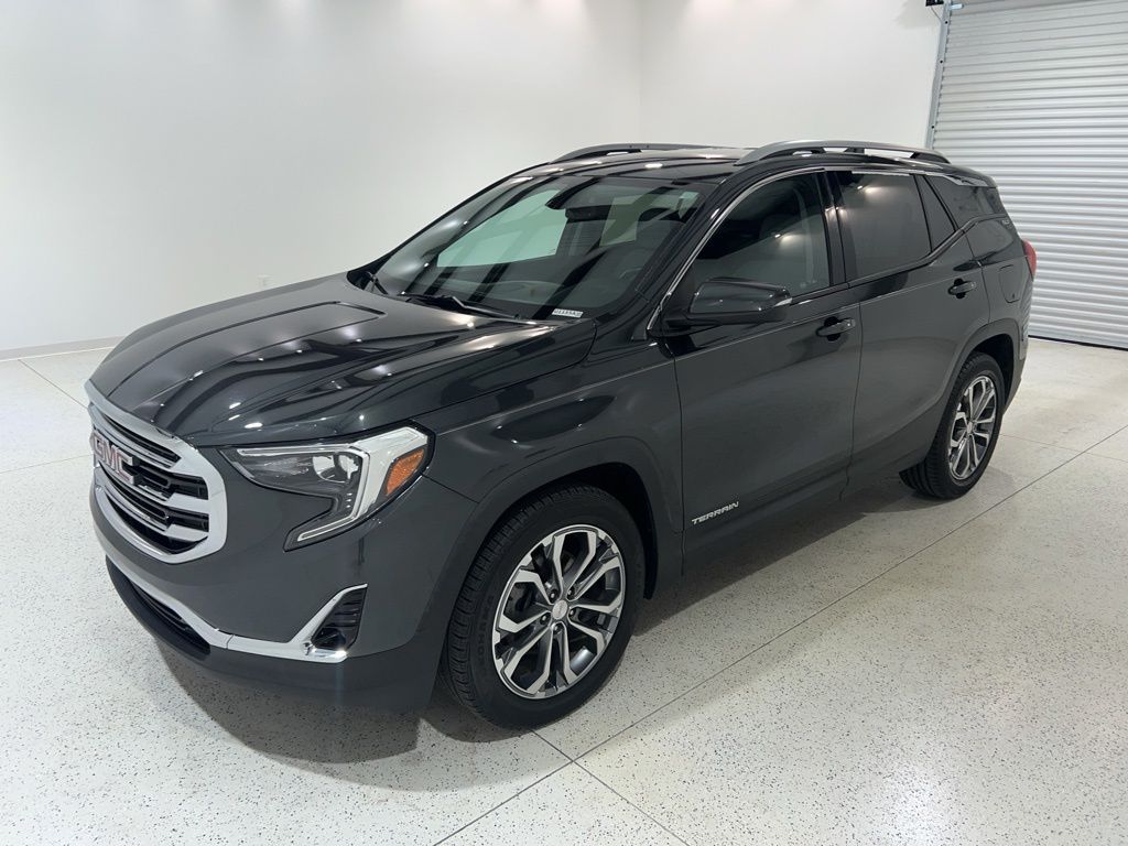 Graphite Gray Metallic 2018 GMC Terrain SLT SUV / Crossover Front-Wheel Drive 9-Speed Automatic