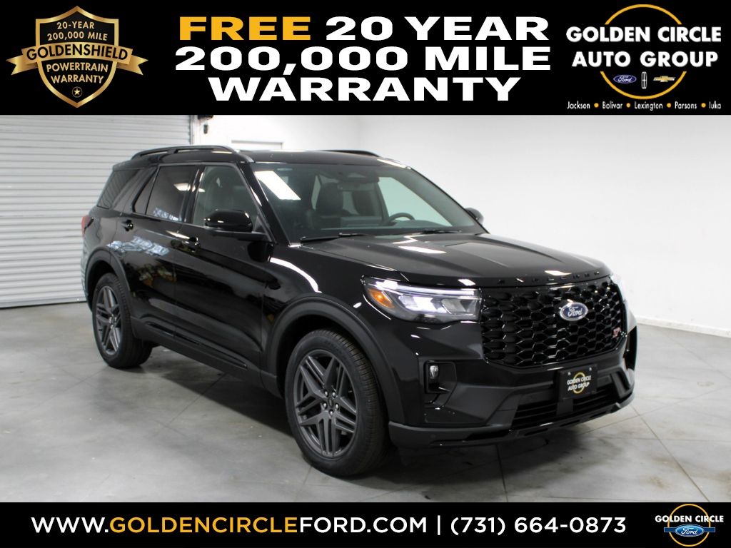 Agate Black Metallic 2026 Ford Explorer SUV / Crossover All-Wheel Drive Automatic