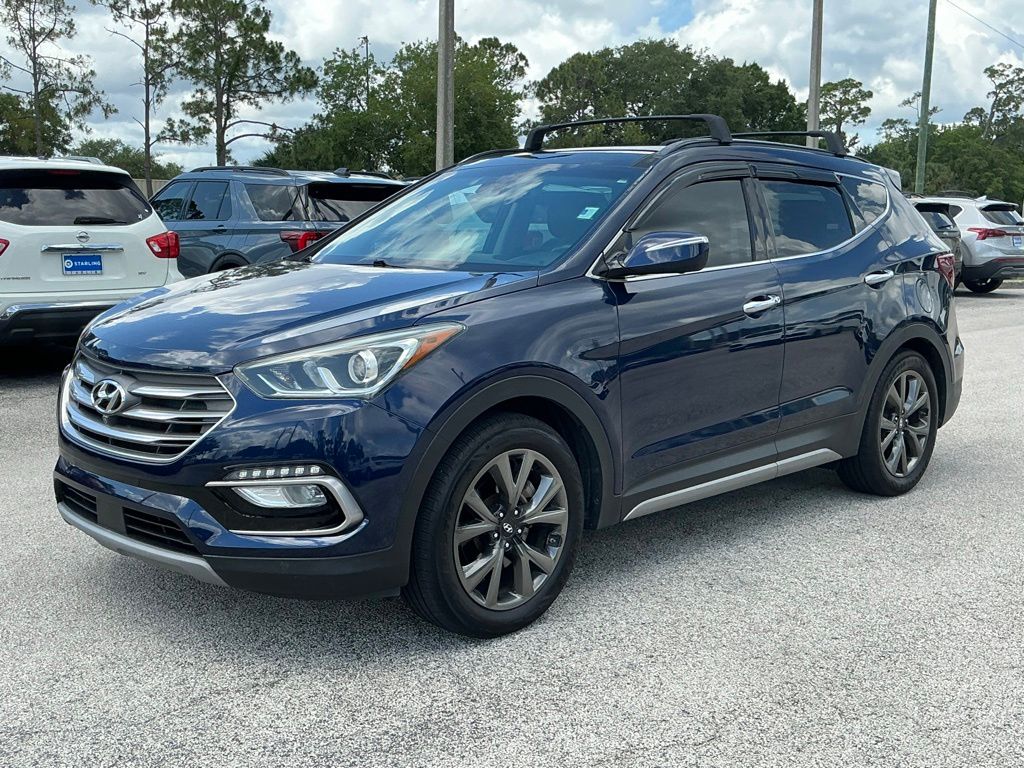 Nightfall Blue 2018 Hyundai Santa Fe Sport 2.0T Ultimate FWD SUV / Crossover Front-Wheel Drive 6-Speed Automatic