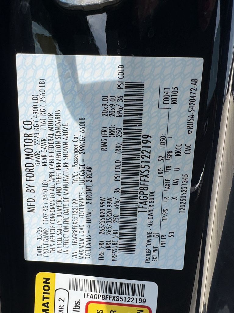 2025 Ford Mustang GT Premium Black at DeMontrond Mazda