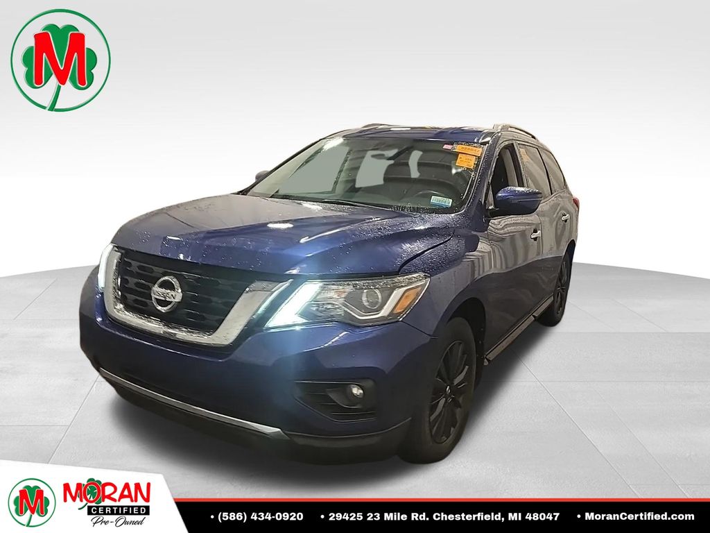 Blue 2018 Nissan Pathfinder SUV / Crossover Four-Wheel Drive Continuously Variable Transmission