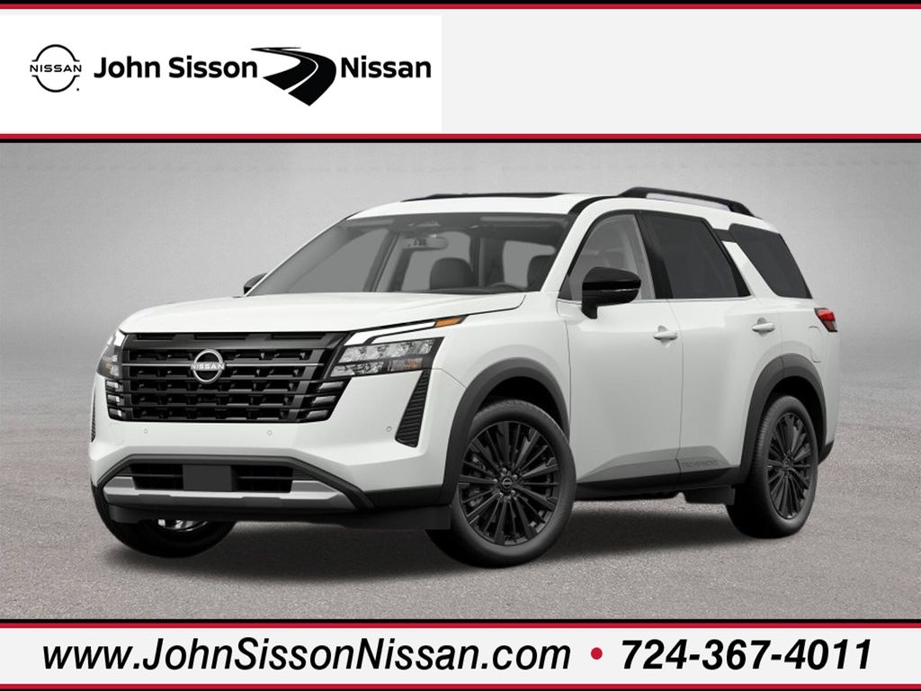 2026 Nissan Pathfinder SL White at John Sisson Motors
