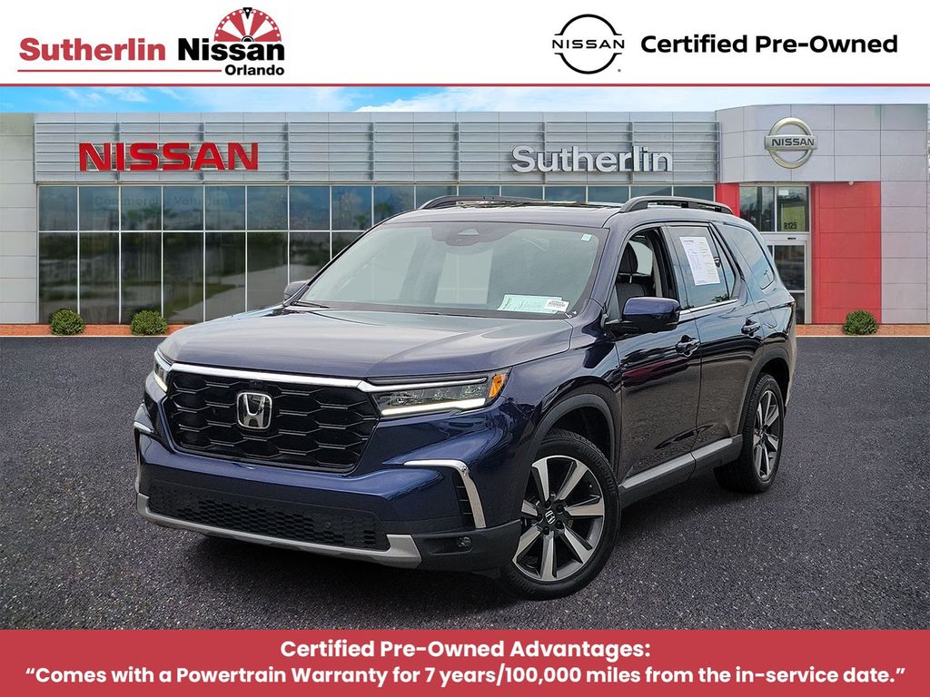 Blue 2025 Honda Pilot SUV / Crossover All-Wheel Drive Automatic