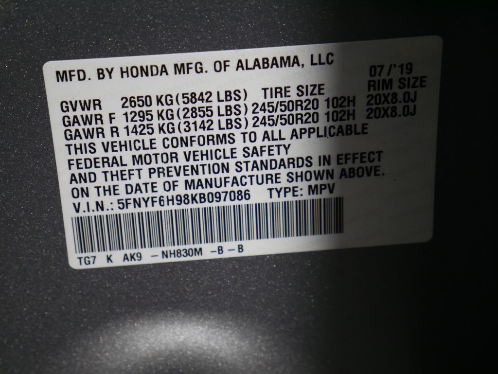 Thumbnail: 2019 Honda Pilot - 30