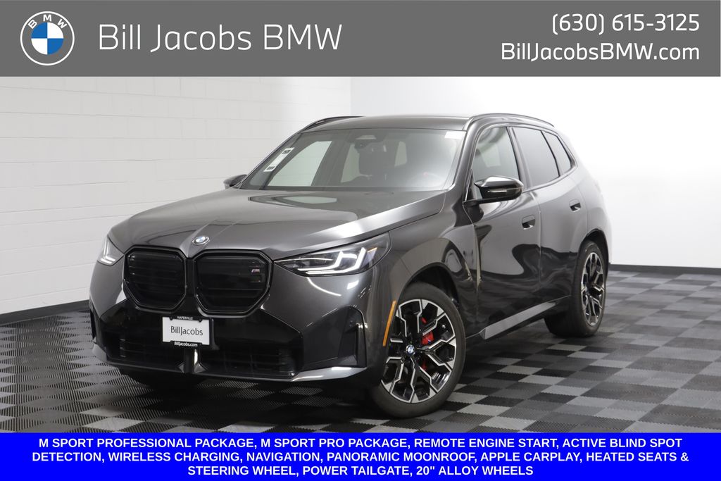Gray (Dark Graphite Metallic) 2025 BMW X3 SUV / Crossover All-Wheel Drive Automatic