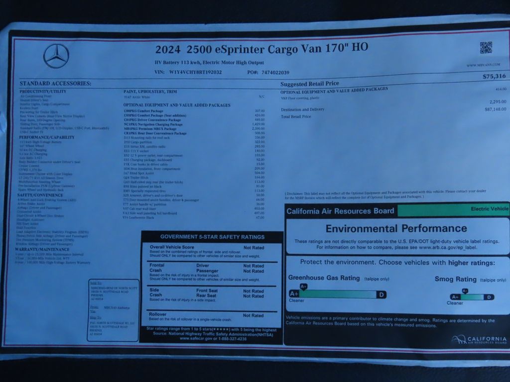 2024 Mercedes-Benz Sprinter 2500 9