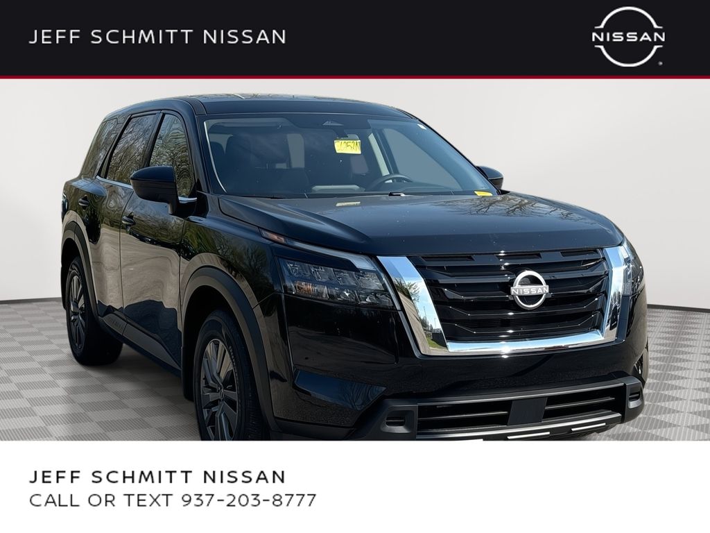 Super Black 2025 Nissan Pathfinder S 4WD SUV / Crossover All-Wheel Drive 9-Speed Automatic