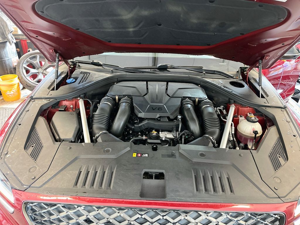 2022 Genesis GV70 3.5T Sport Red at Emmons Autoplex