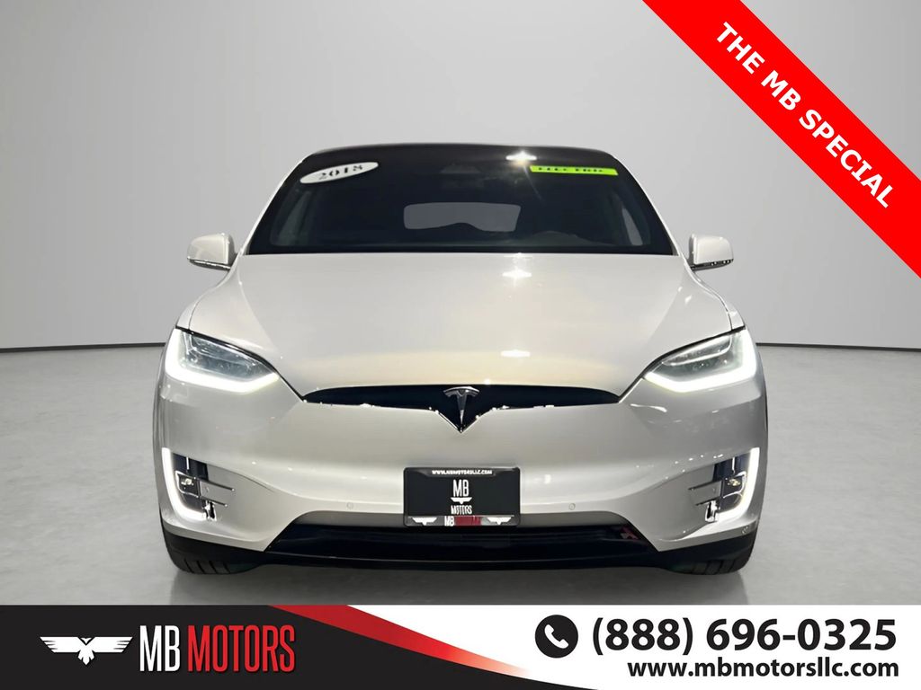 Silver 2018 Tesla Model X 75D AWD SUV / Crossover All-Wheel Drive 1-Speed Automatic
