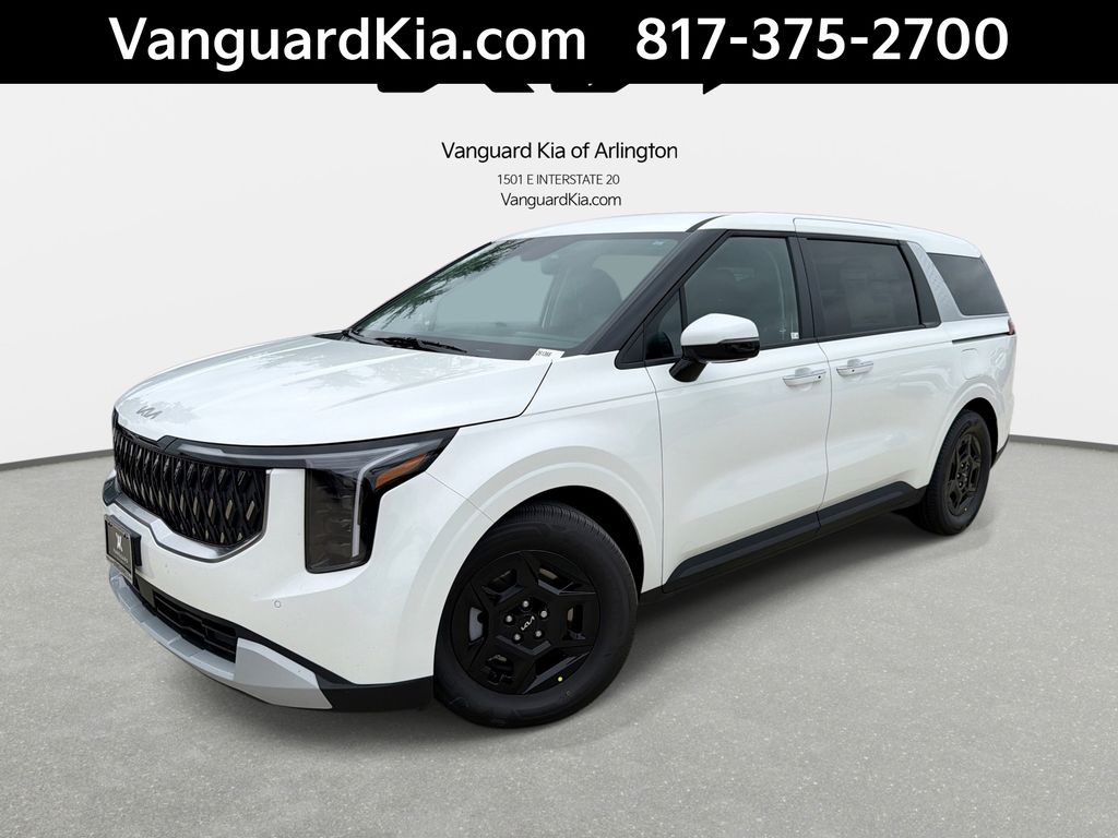 Snow White Pearl 2026 Kia Carnival LXS FWD Minivan Front-Wheel Drive 8-Speed Automatic