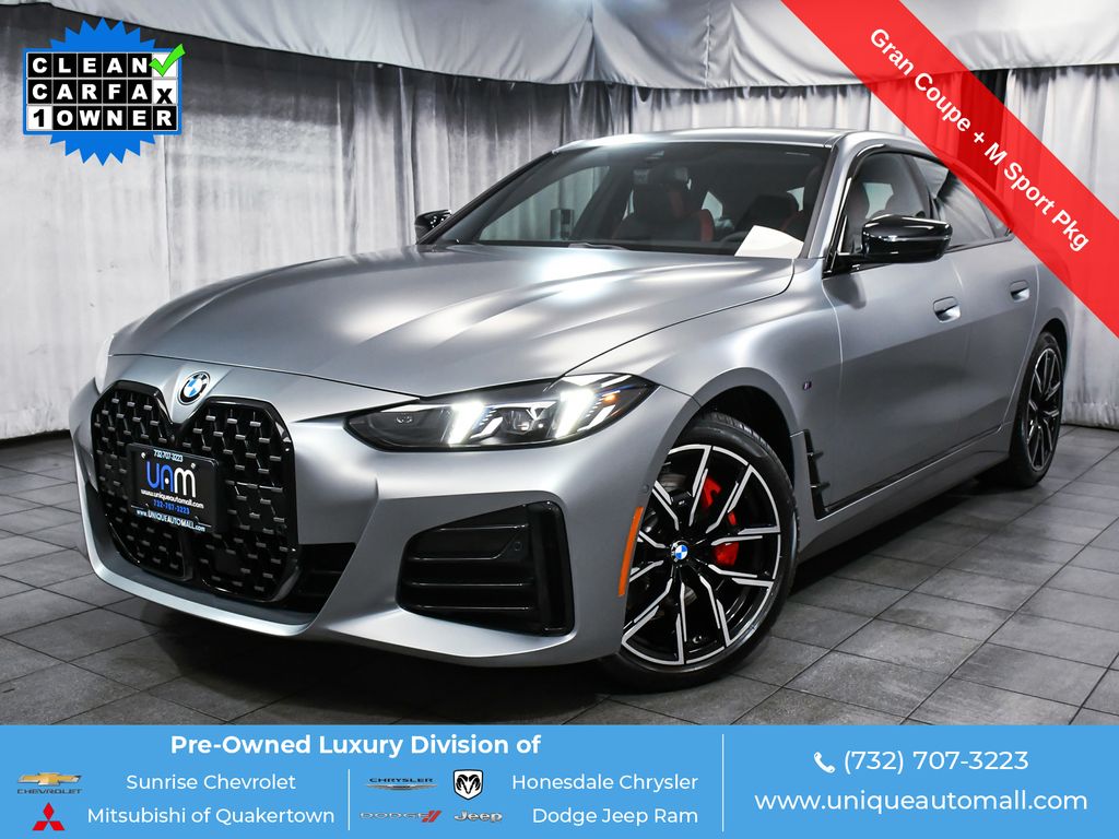 Gray (Frozen Pure Grey II Met) 2026 BMW 4 Series Sedan All-Wheel Drive 8-Speed Automatic