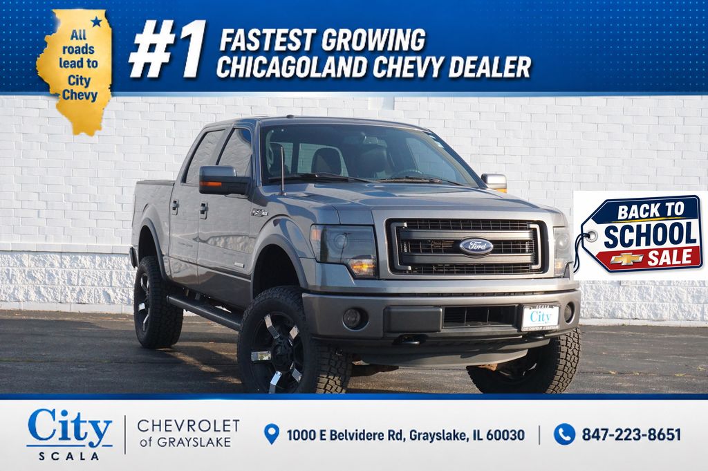 Sterling Gray Metallic 2014 Ford F-150 Pickup Truck Four-Wheel Drive 6-Speed Automatic