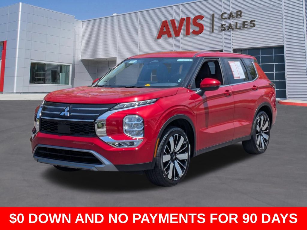 Red 2025 Mitsubishi Outlander SUV / Crossover Front-Wheel Drive Continuously Variable Transmission