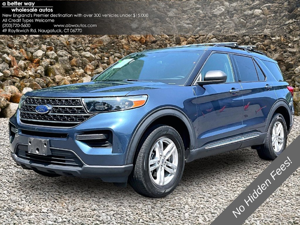 Blue Metallic 2020 Ford Explorer SUV / Crossover All-Wheel Drive Automatic