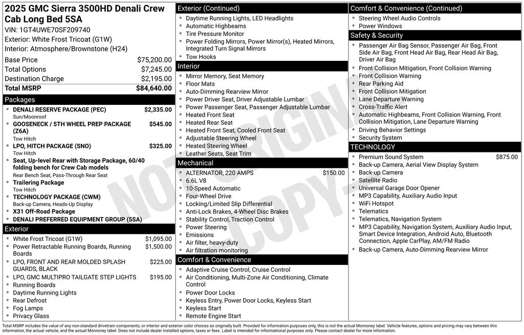 Certified Used 2025 White GMC Denali image 5