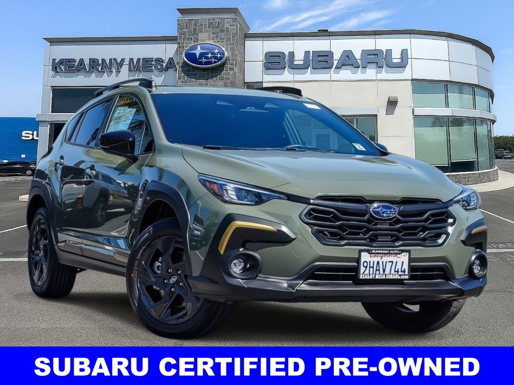 Alpine Green 2024 Subaru Crosstrek Sport AWD SUV / Crossover All-Wheel Drive Continuously Variable Transmission