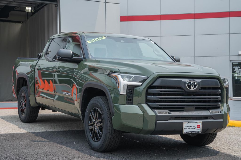 Army Green 2023 Toyota Tundra Pickup Truck Four-Wheel Drive Automatic