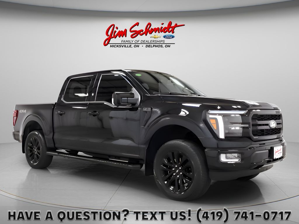 Agate Black Metallic 2024 Ford F-150 Pickup Truck Four-Wheel Drive Automatic