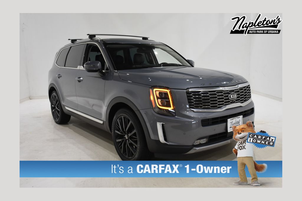 Everlasting Silver 2021 Kia Telluride SX AWD SUV / Crossover All-Wheel Drive 8-Speed Automatic