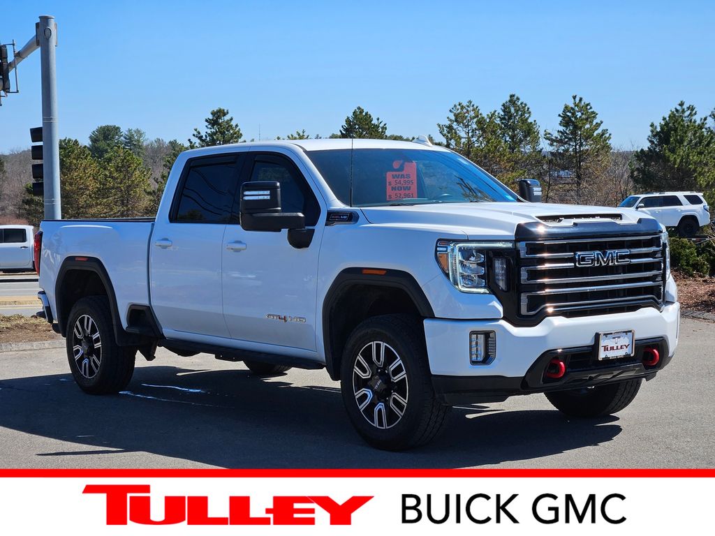 Summit White 2022 GMC Sierra 3500HD Pickup Truck Four-Wheel Drive 6-Speed Automatic