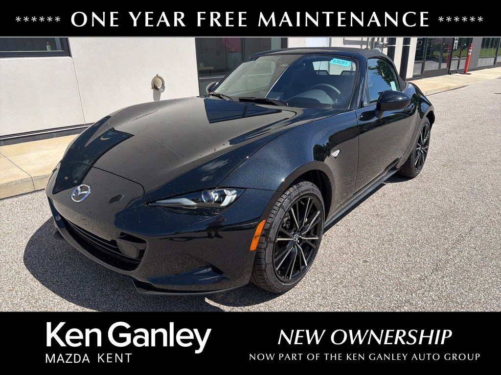 Jet Black Mica 2026 Mazda MX-5 Miata Convertible Rear-Wheel Drive 6-Speed Automatic