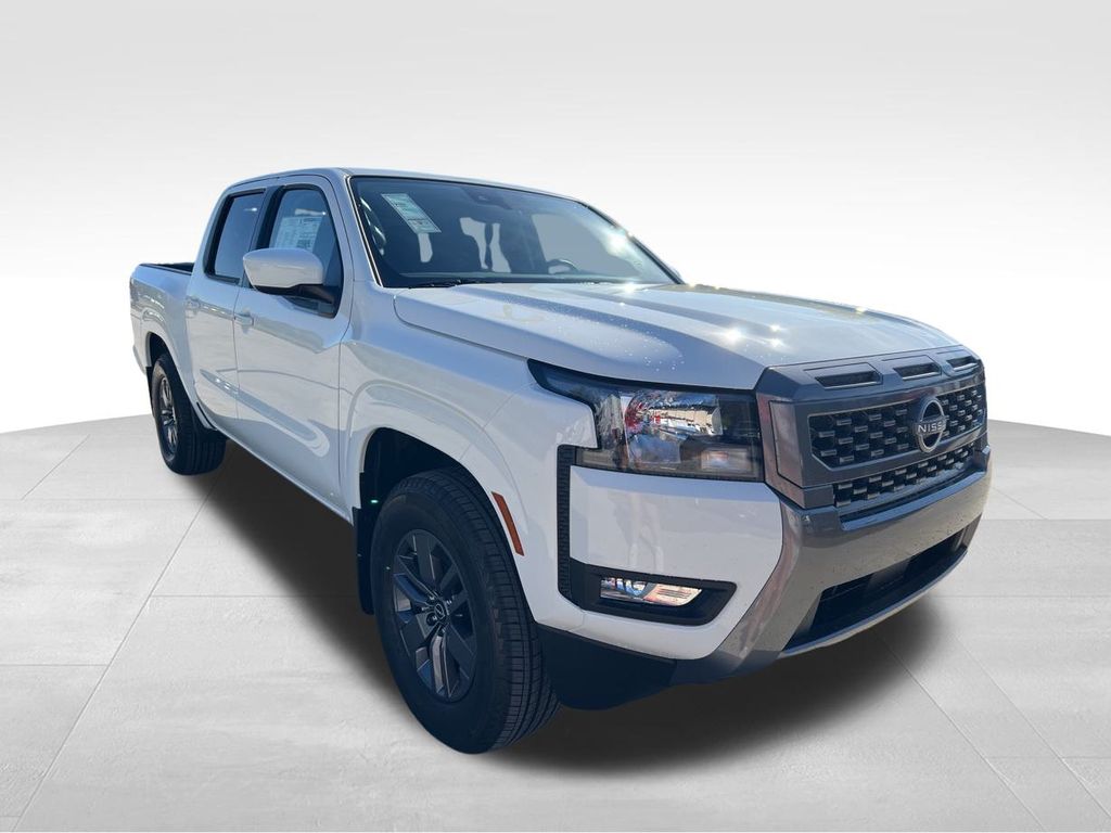 2025 Glacier White Nissan Frontier SV RWD Truck