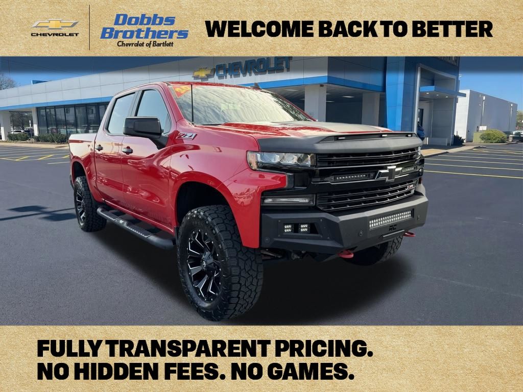 Red Hot 2020 Chevrolet Silverado 1500 Pickup Truck Four-Wheel Drive Automatic
