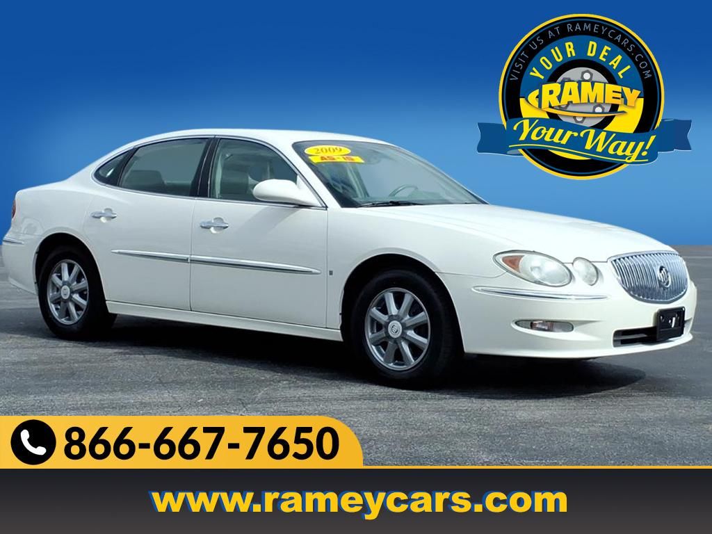 White Opal 2009 Buick LaCrosse CXL FWD Sedan Front-Wheel Drive 4-Speed Automatic Overdrive