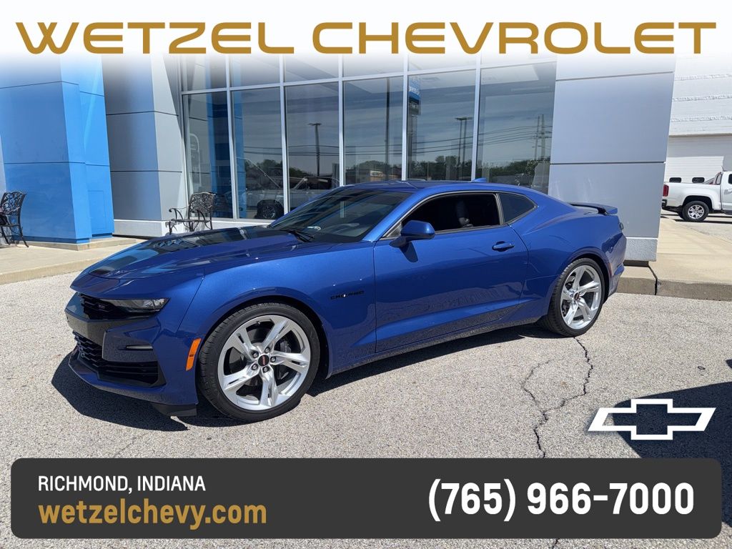 Riverside Blue Metallic 2019 Chevrolet Camaro 2SS Coupe RWD Coupe Rear-Wheel Drive 6-Speed Manual