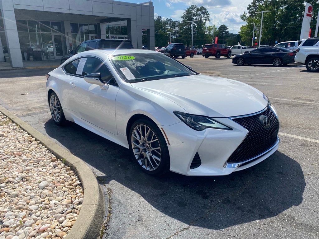 Eminent White Pearl 2020 Lexus RC 350 RWD Coupe Rear-Wheel Drive 8-Speed Automatic