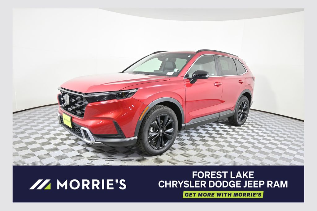Radiant Red Metallic 2024 Honda CR-V Hybrid Sport Touring AWD SUV / Crossover All-Wheel Drive Continuously Variable Transmission
