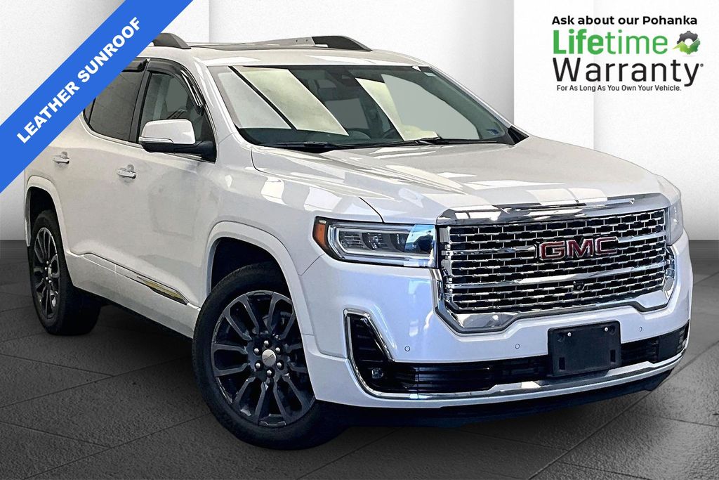 White 2020 GMC Acadia SUV / Crossover Four-Wheel Drive Automatic