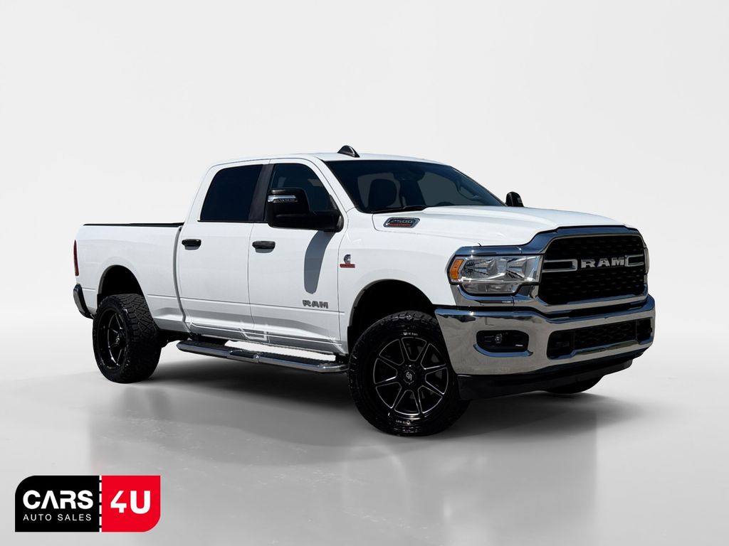 Bright White Clearcoat 2024 RAM 2500 Pickup Truck Four-Wheel Drive 6-Speed Automatic