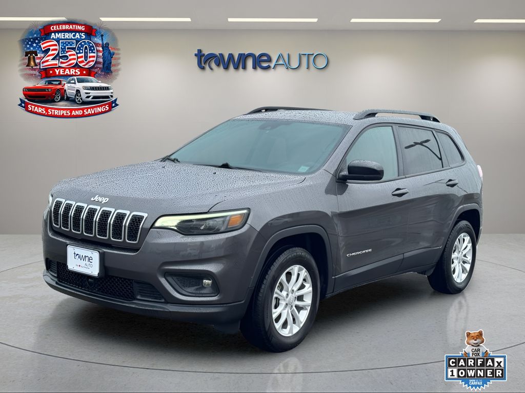 Gray (Granite Crystal Metallic Clearcoat) 2022 Jeep Cherokee SUV / Crossover Four-Wheel Drive 9-Speed Automatic