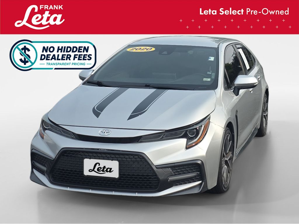 Classic Silver Metallic 2020 Toyota Corolla Sedan Front-Wheel Drive Continuously Variable Transmission