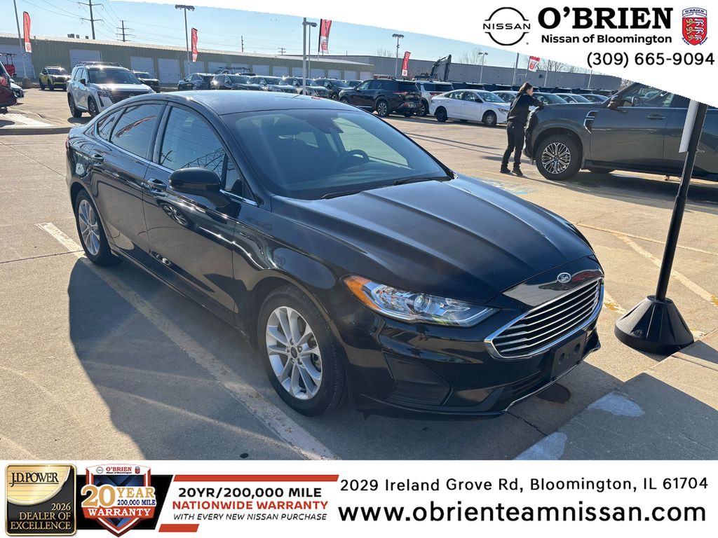 Black 2020 Ford Fusion SE FWD Sedan Front-Wheel Drive 6-Speed Automatic