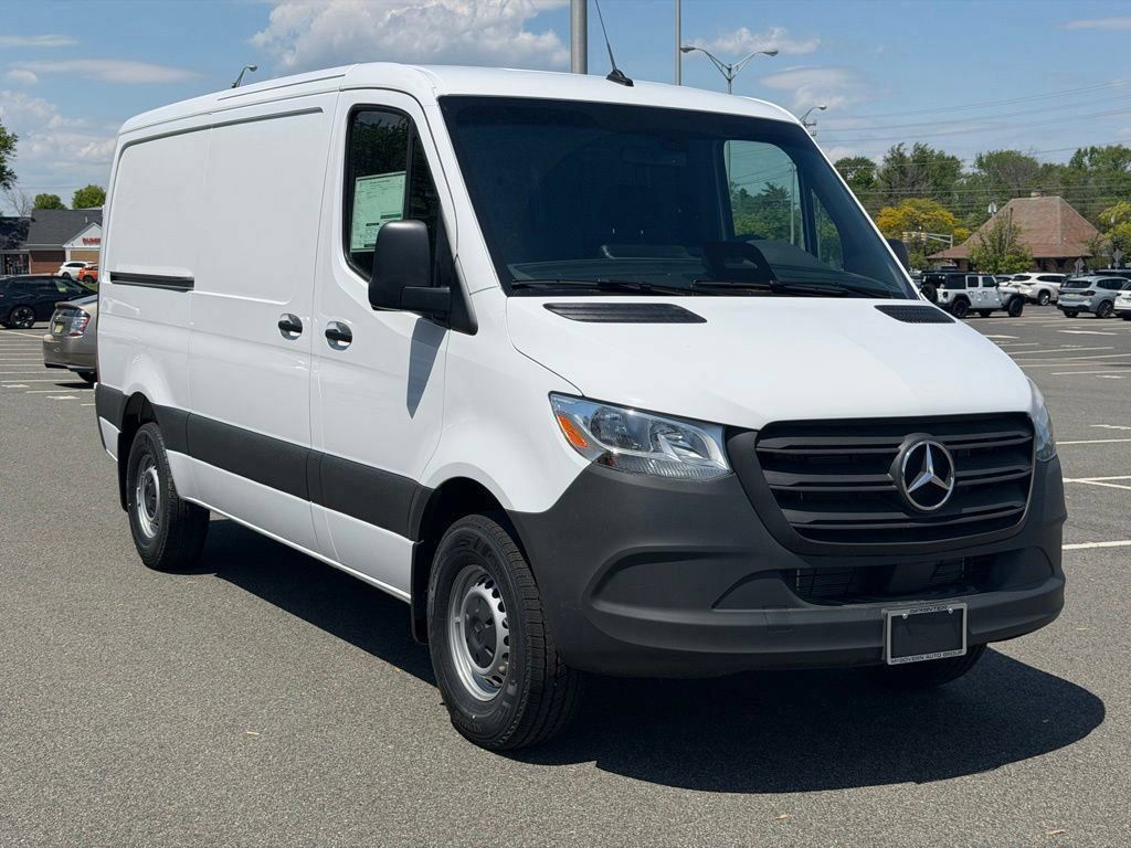 White 2026 Mercedes-Benz Sprinter Cargo 2500 144 RWD Van Rear-Wheel Drive 9-Speed Automatic