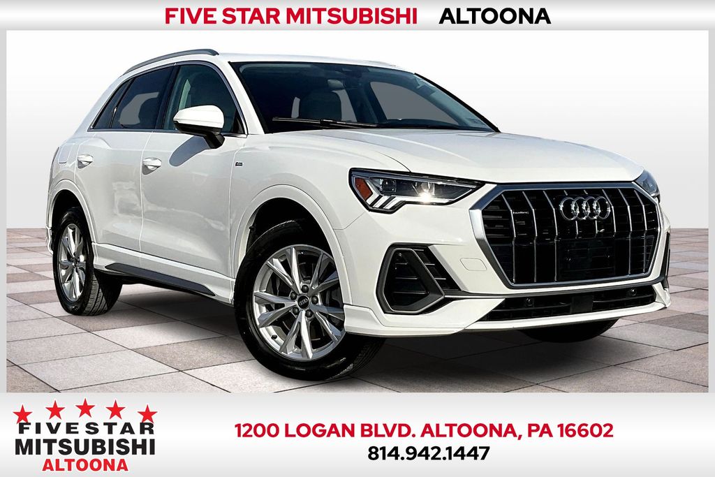 Glacier White Metallic 2023 Audi Q3 SUV / Crossover All-Wheel Drive 8-Speed Automatic