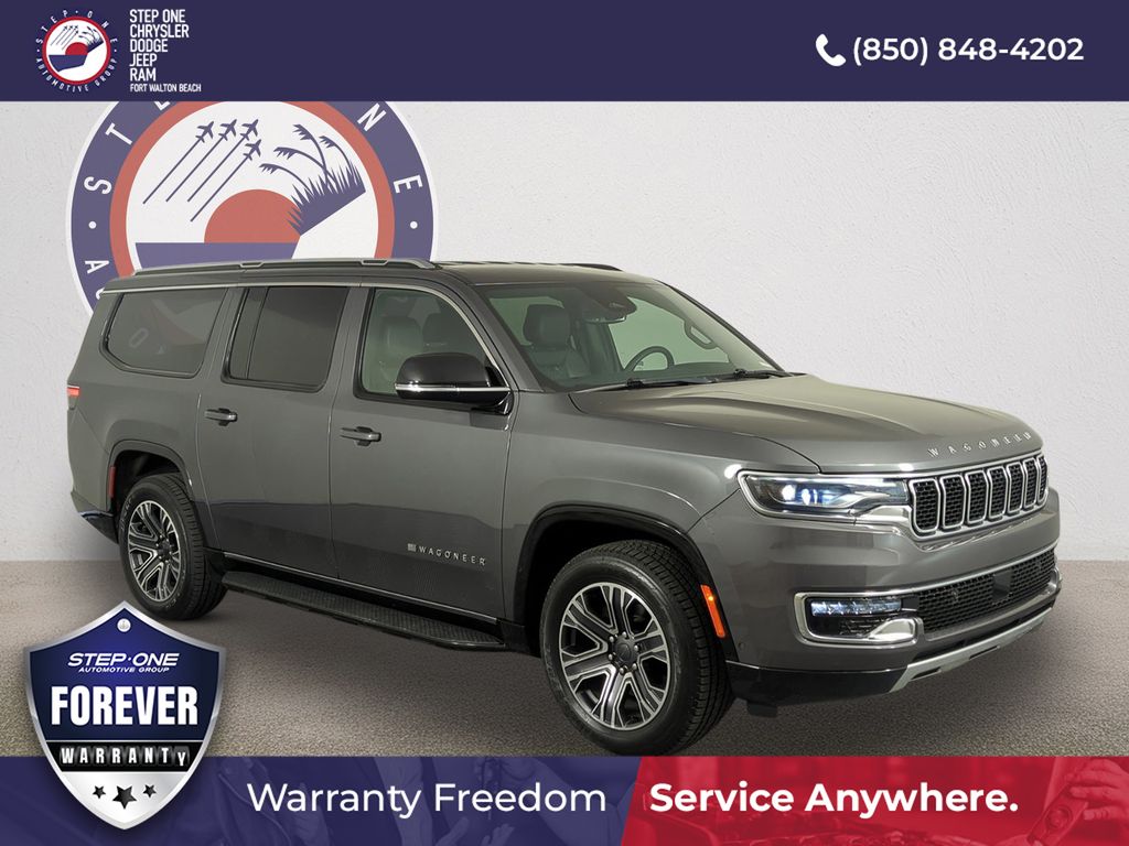 Baltic Gray Metallic Clearcoat 2024 Jeep Wagoneer L Series II RWD SUV / Crossover 4X2 8-Speed Automatic
