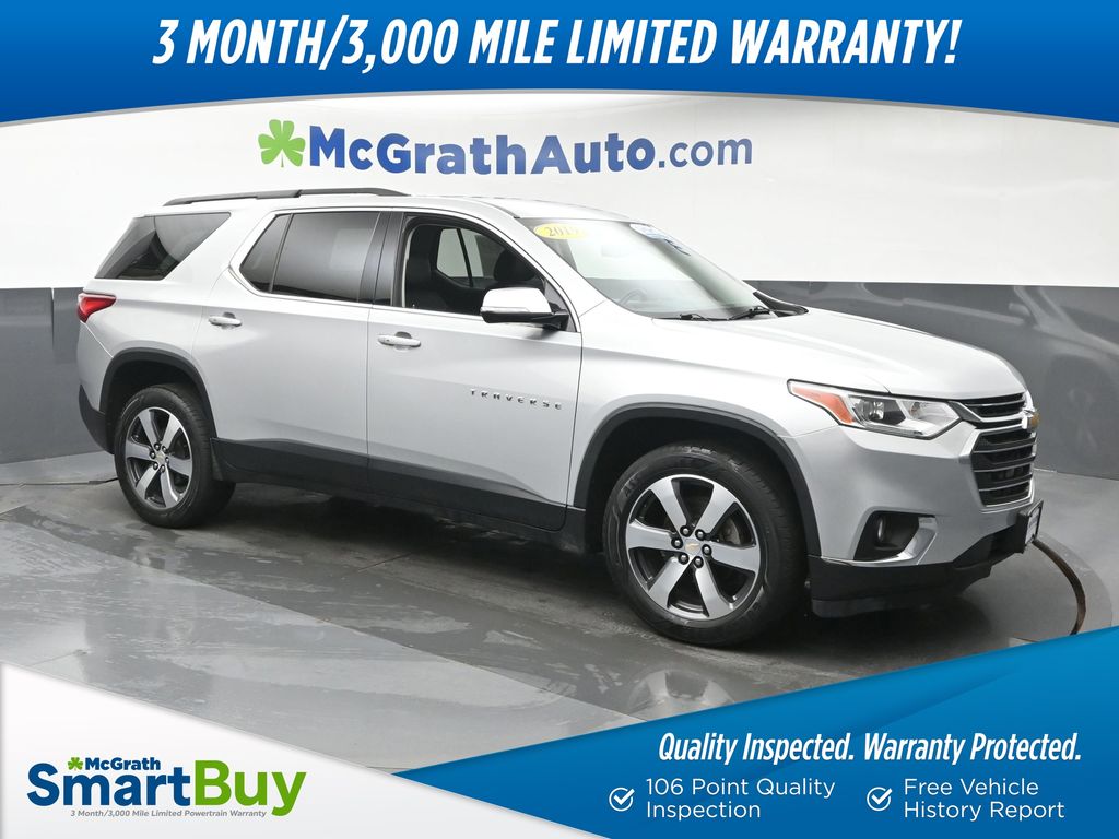 Silver Ice Metallic 2019 Chevrolet Traverse LT Leather AWD SUV / Crossover Four-Wheel Drive 9-Speed Automatic