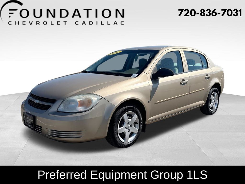 Sandstone Metallic 2006 Chevrolet Cobalt Sedan Front-Wheel Drive 4-Speed Automatic Overdrive
