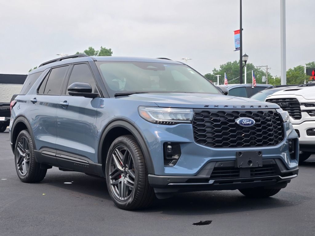 Vapor Blue 2025 Ford Explorer SUV / Crossover All-Wheel Drive Automatic