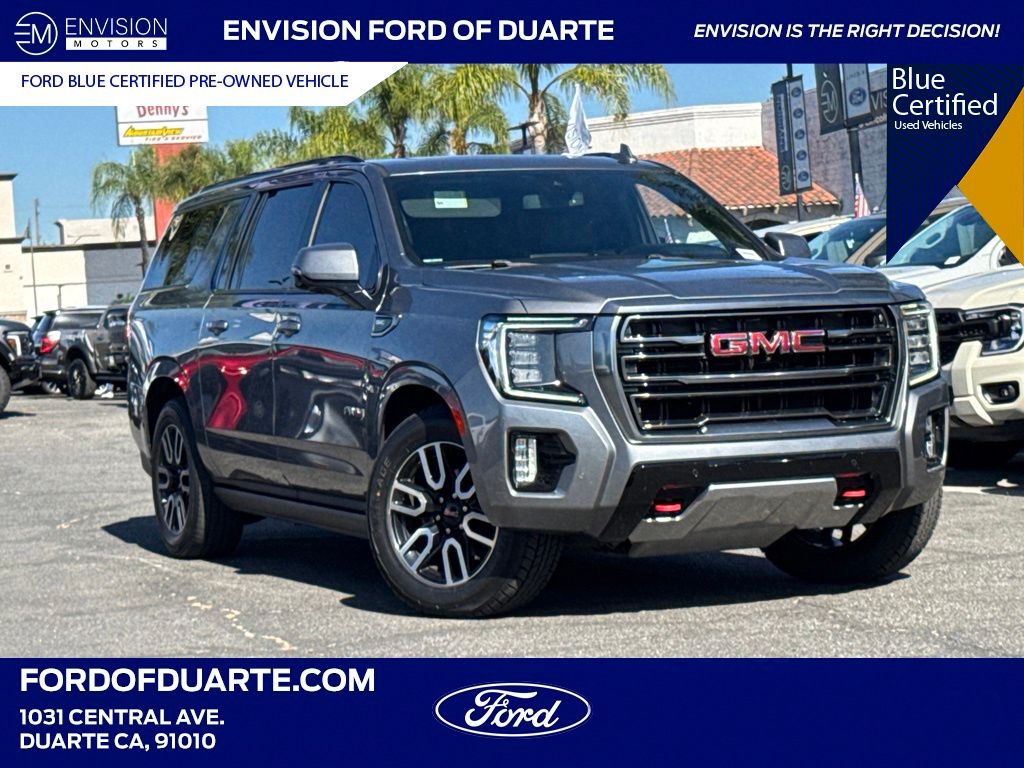 Gray (Steel Metallic) 2022 GMC Yukon XL SUV / Crossover Four-Wheel Drive