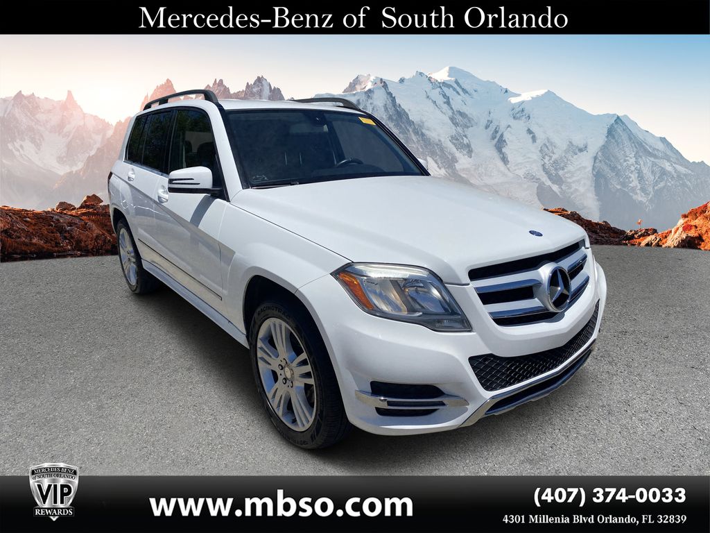 Polar White 2014 Mercedes-Benz GLK SUV / Crossover Rear-Wheel Drive 7-Speed Automatic