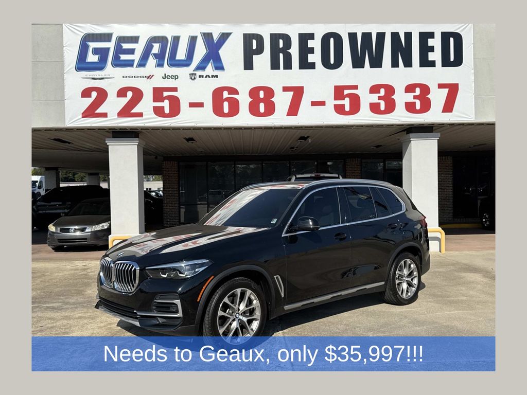 Jet Black 2022 BMW X5 xDrive40i AWD SUV / Crossover All-Wheel Drive 8-Speed Automatic