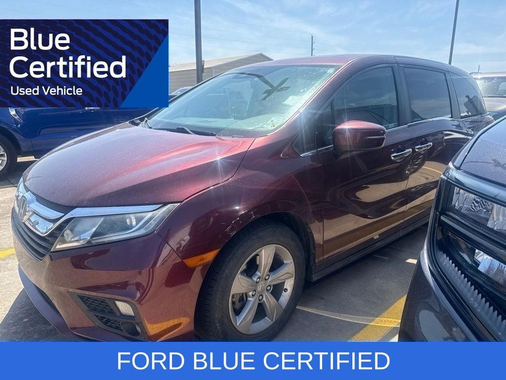 Red 2019 Honda Odyssey Minivan Front-Wheel Drive 9-Speed Automatic