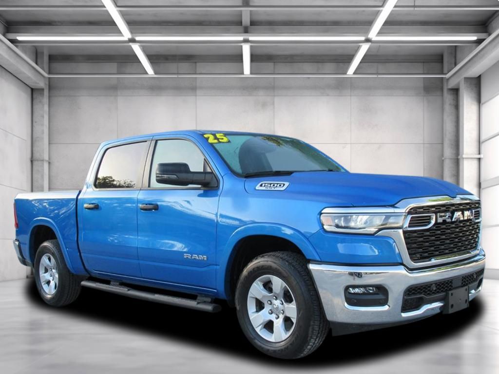 Hydro Blue Pearlcoat 2025 RAM 1500 Pickup Truck Four-Wheel Drive 8-Speed Automatic